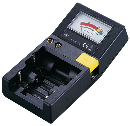 Nedis Battery Tester | 9V - AA - AAA - Button Cell - C - D | Black