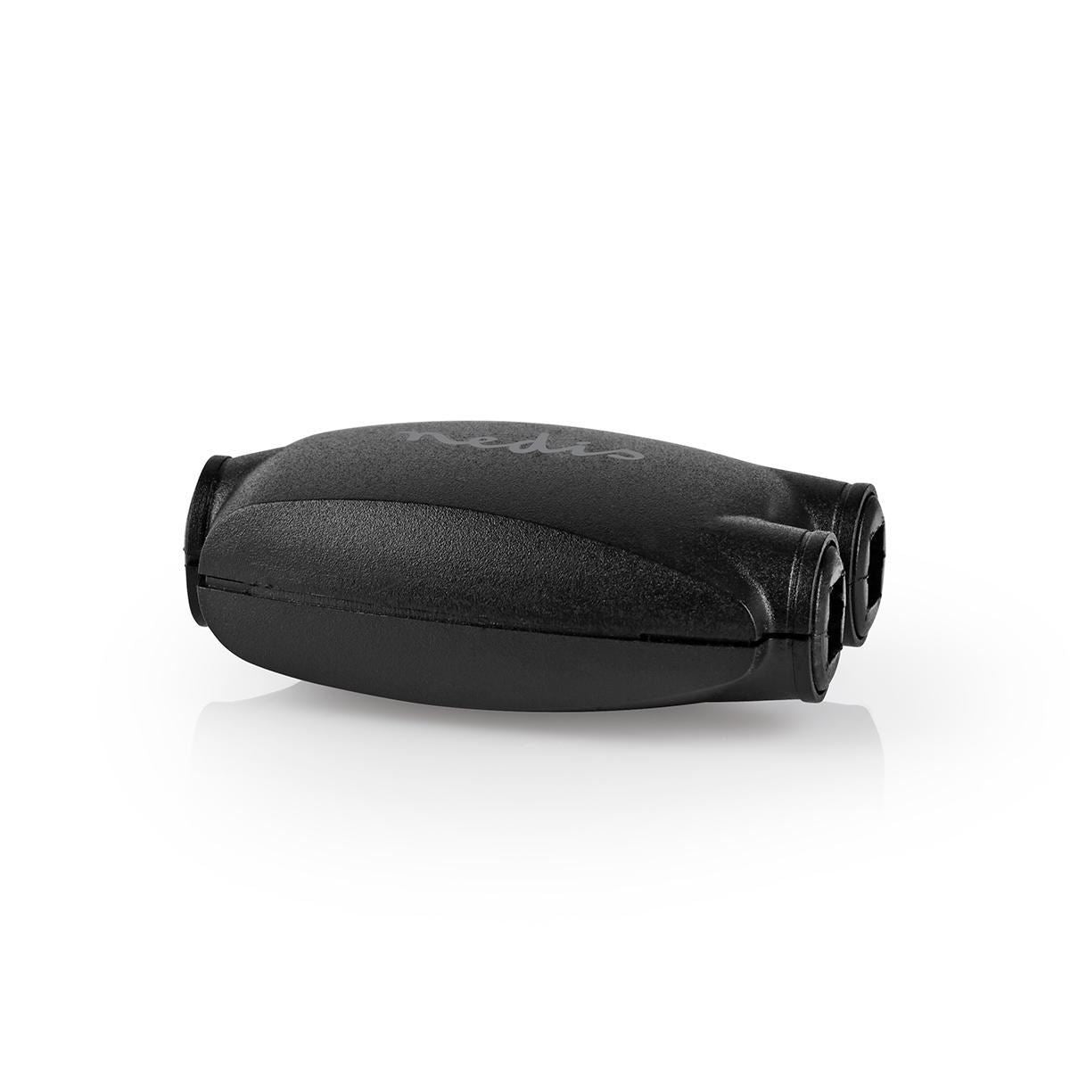 Nedis TosLink Adapter | TosLink Female | 2x TosLink Female | Splitter | ABS | Black | 1 pcs | Blister