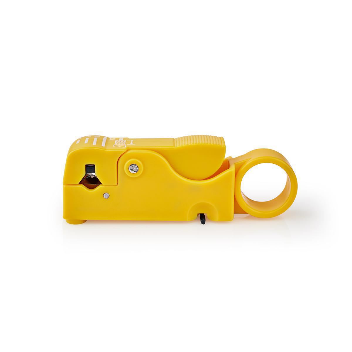 Nedis CSGG49510YE | Cable Stripping Plier | Stripping Tool | PVC / Steel | Black / Yellow
