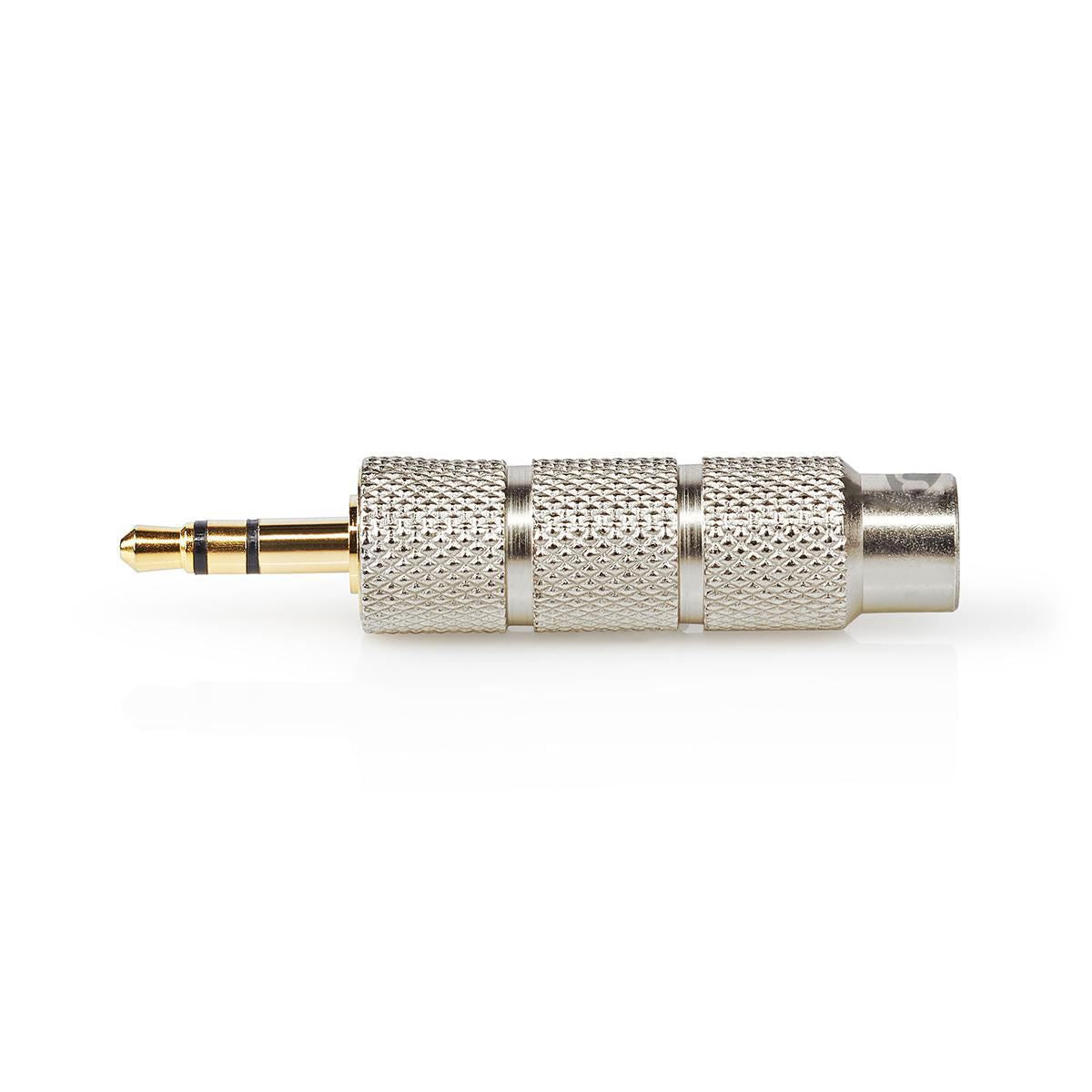 Nedis CATB22935GD | Stereo Audio Adapter | 3.5 mm Male | 6.35 mm Female | Gold Plated | Straight | Metal | Gold / Metal | 1 pcs | Cover Window Box