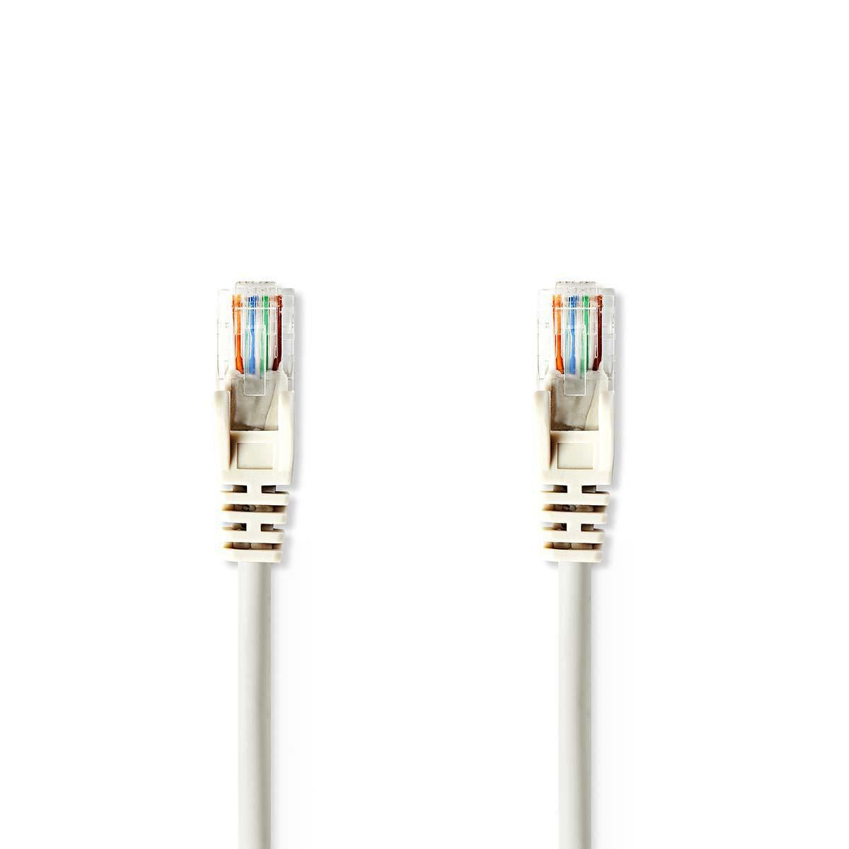 Nedis CAT5e Network Cable | U/UTP | RJ45 Male | RJ45 Male | 5.00 m | Round | PVC | Grey | Envelope