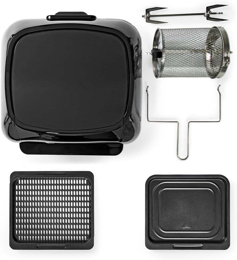 Nedis Hot Air Fryer | 12 l | Timer: 60 min | Number of preset programs: 9 | Digital | Black
