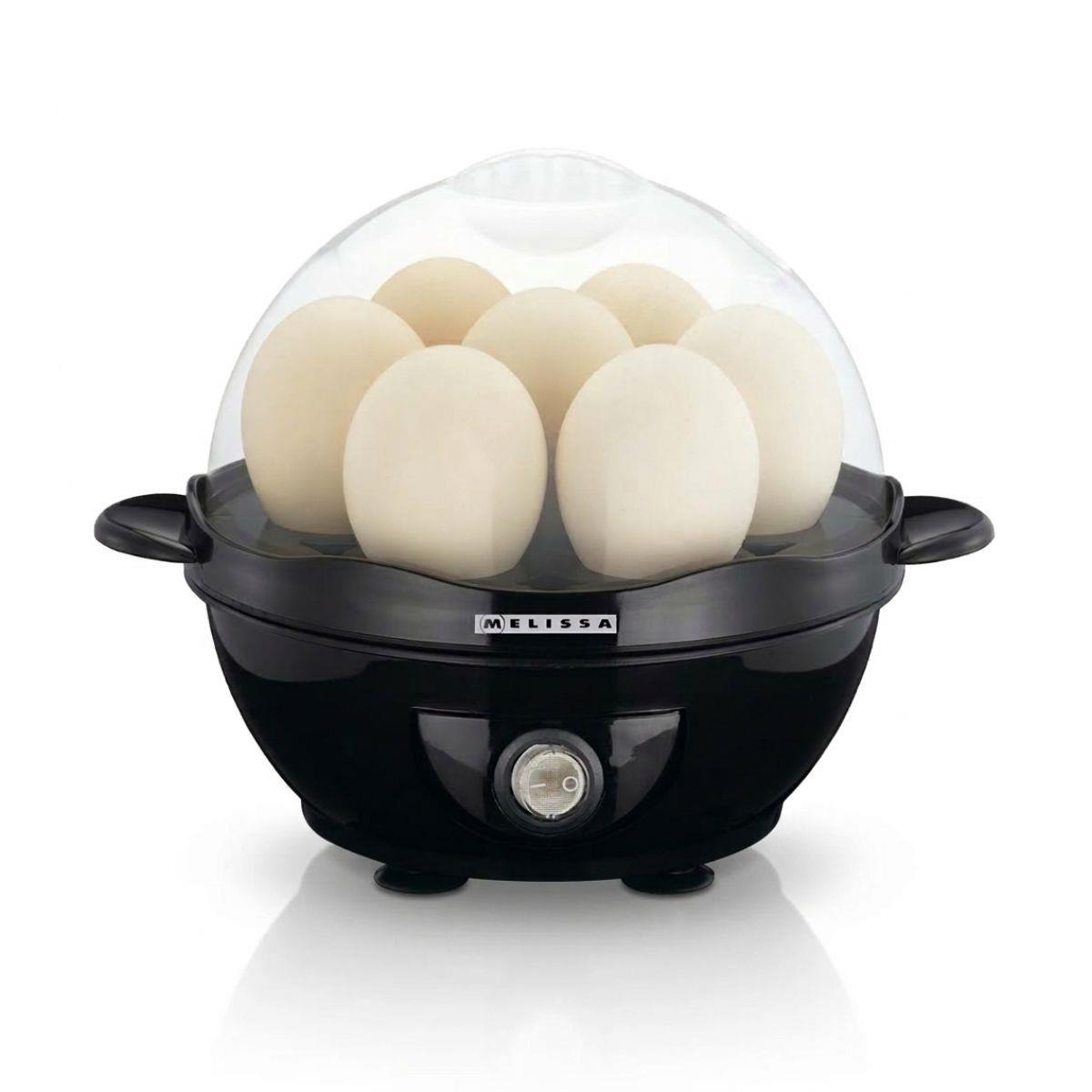 MELISSA Egg boiler | 7 Eggs | 360w | Transparent button | Black