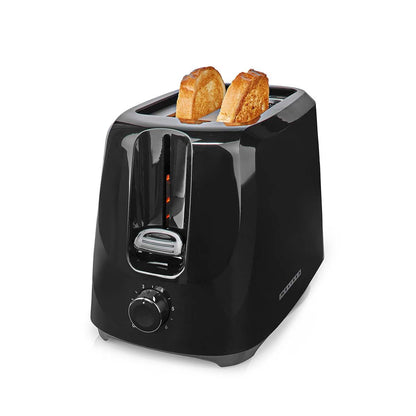 MELISSA 16140149 | Toaster | 2 Slots | 700 W | 6 Browning levels | Removable crumb tray | Cancel function | Black