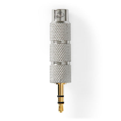 Nedis CATB22935GD | Stereo Audio Adapter | 3.5 mm Male | 6.35 mm Female | Gold Plated | Straight | Metal | Gold / Metal | 1 pcs | Cover Window Box