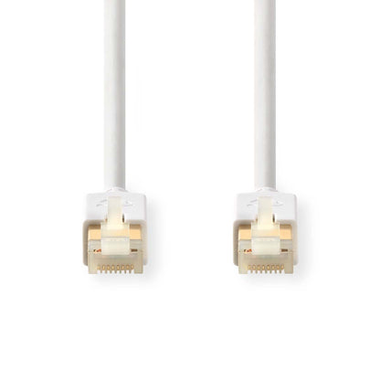 Nedis CCBW85221WT100 | CAT6 Network Cable | RJ45 Male | RJ45 Male | S/FTP | 10.0 m | Round | LSZH / PVC | White | Window Box