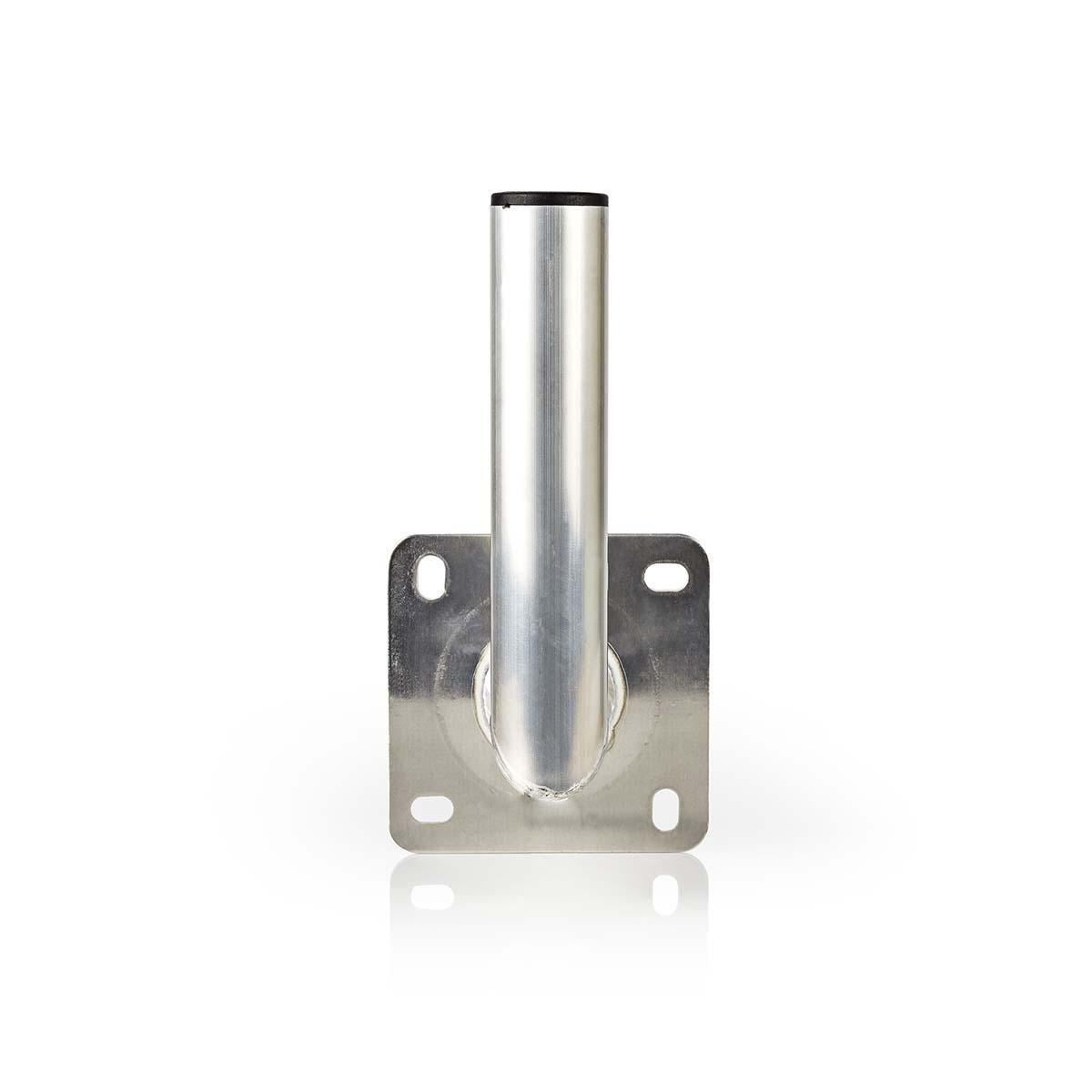 Nedis Satellite Wall Mount | Distance to wall: 150 mm | Diameter clamp: 50 mm | Maximum dish size: 100 cm | Aluminium | Silver