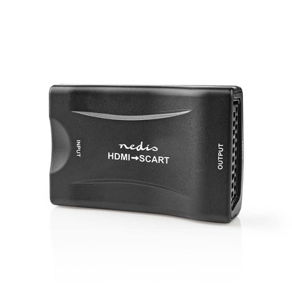 Nedis HDMI™ Converter | HDMI™ Input | SCART Female | 1-way | 1080p | 1.2 Gbps | ABS | Black