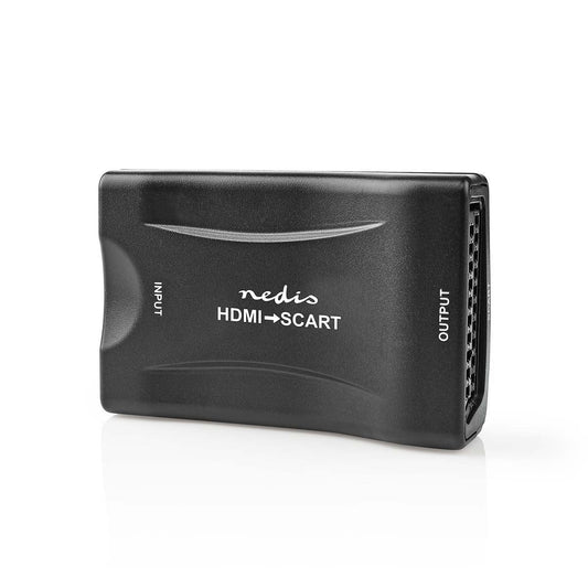 Nedis HDMI™ Converter | HDMI™ Input | SCART Female | 1-way | 1080p | 1.2 Gbps | ABS | Black