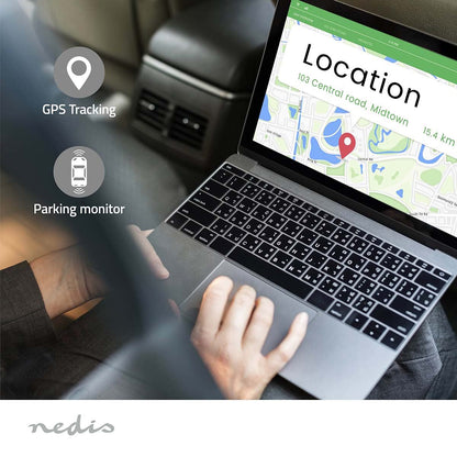 Nedis Dash Cam | 4K@30fps | 12 MPixel | 2 " | Wi-Fi | LCD | Dual camera | Cabine view camera | GPS | Parking sensor | Motion detection | Night view | Black