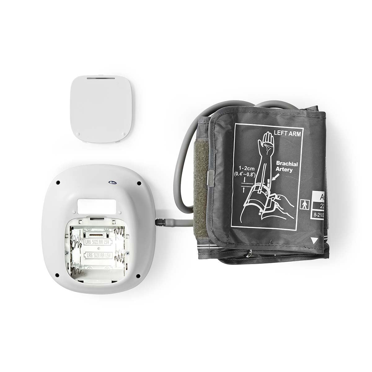 Nedis Blood Pressure Monitor | Arm | Backlight LCD Display | 22 - 42 cm | Memory slots: 60 | White