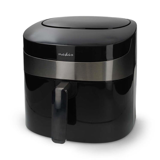 Nedis SmartLife Hot Air Fryer | Wi-Fi | 7,2 l | Timer: 60 min | Number of preset programs: 8 | Digital | Android™ / IOS | Black