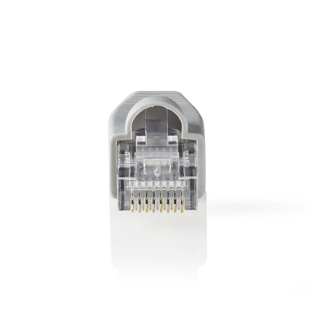 Nedis RJ45 Connector | Male | Solid UTP CAT6 | Straight | Gold Plated | 10 pcs | PVC | Grey | Box