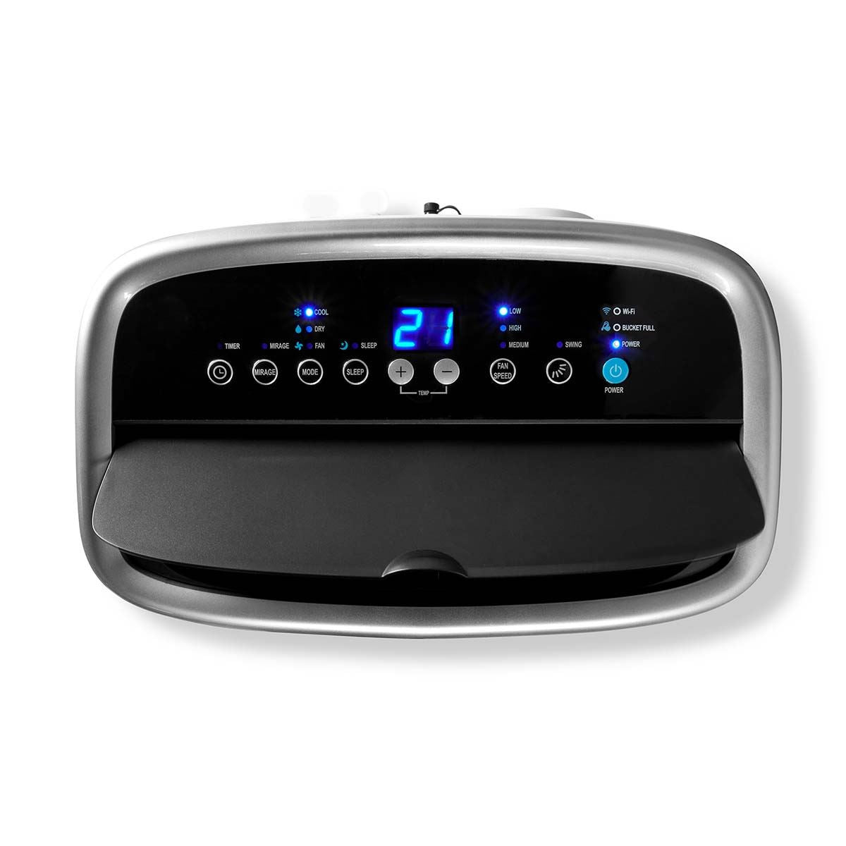 Nedis SmartLife 3-in-1 Air Conditioner | Wi-Fi | 14000 BTU | 120 m³ | Dehumidification | Android™ / IOS | Energy class: A | 3-Speed | 65 dB | White