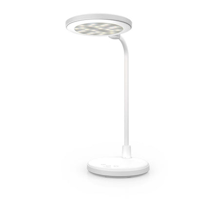 Nedis LTLRM11WT | LED Desk Lamp | Dimmable | Integrated Mirror | 3 Light Modes | 100 lm | Rechargeable | Touch Function | White