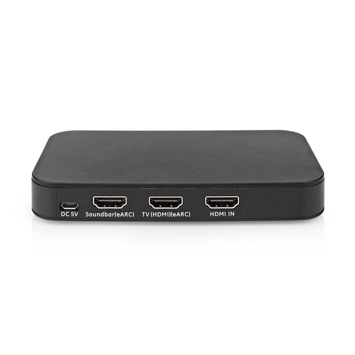 Nedis Digital Audio Converter | 2-way | Connection input: DC Power / 1x HDMI™ Input | Connection output: 2x HDMI™ Output | Automatic | Anthracite