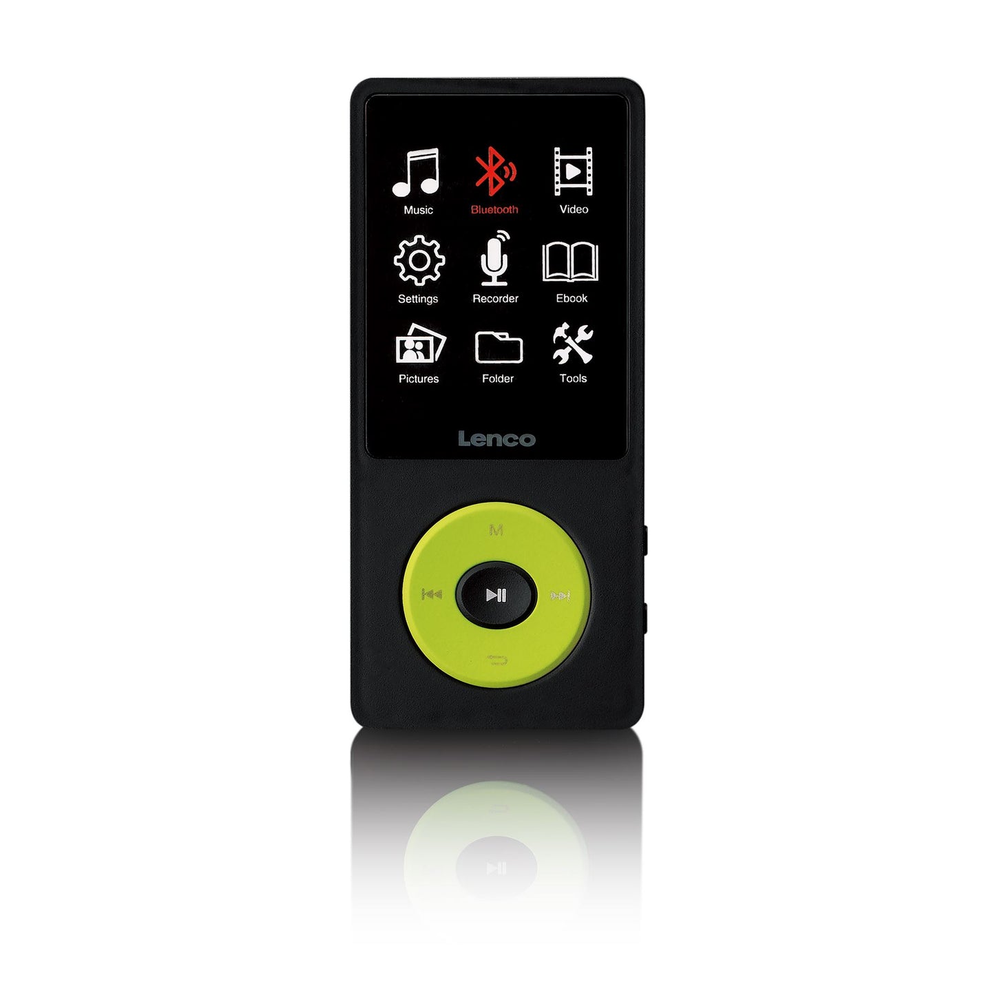 Lenco XEMIO-860GN | MP3/MP4 Player | Bluetooth® | 8GB | Micro SD Card Expansion | Green