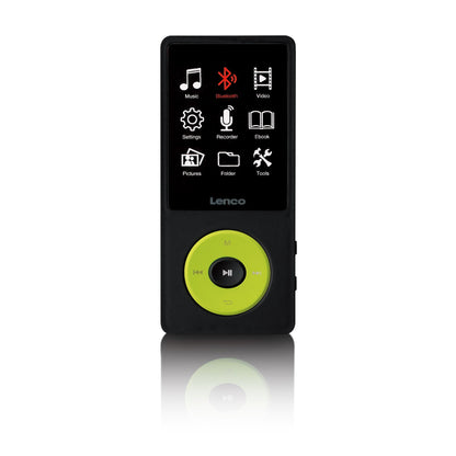 Lenco XEMIO-860GN | MP3/MP4 Player | Bluetooth® | 8GB | Micro SD Card Expansion | Green