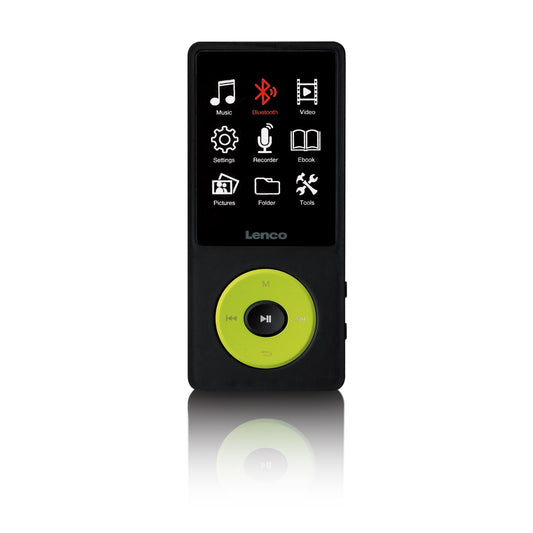 Lenco XEMIO-860GN | MP3/MP4 Player | Bluetooth® | 8GB | Micro SD Card Expansion | Green