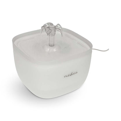 Nedis PETWF21WT | Drinking fountain for cats and dogs | 2.0 l | 40 dB | 1.50 m | Water Fountain | 1 pcs