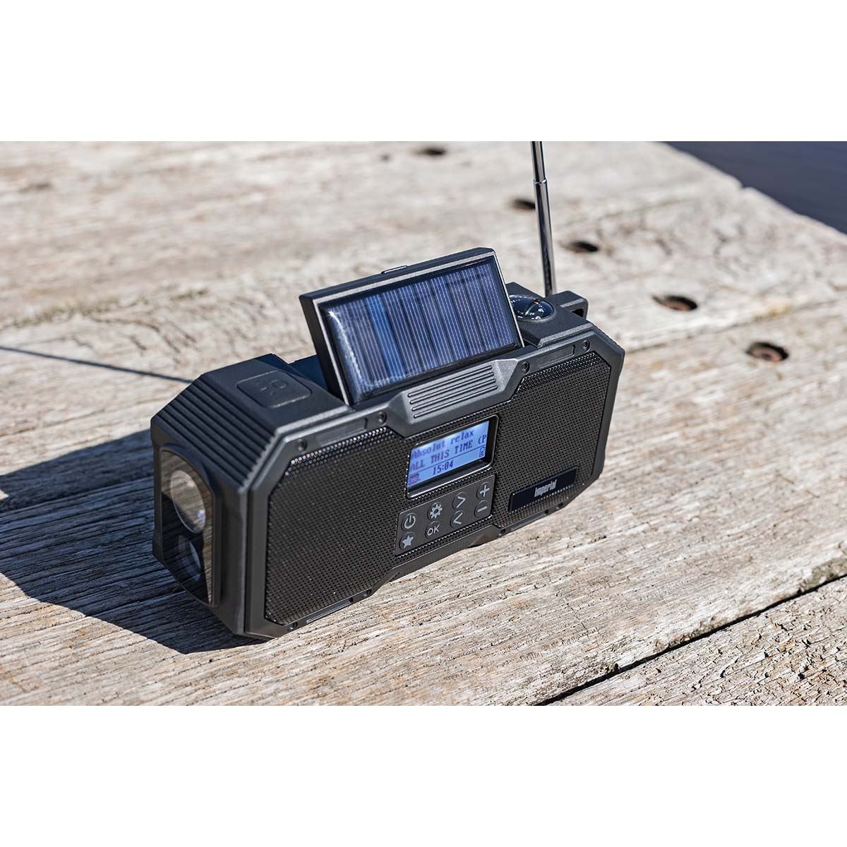 Imperial DABMAN OR 1 Robust DAB+ / FM / Bluetooth Outdoor Radio / Crank Radio Black