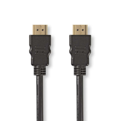 Nedis Ultra High Speed HDMI™ Cable | HDMI™ Connector | HDMI™ Connector | 8K@60Hz | 48 Gbps | 1.00 m | Round | 6.0 mm | Black | Box