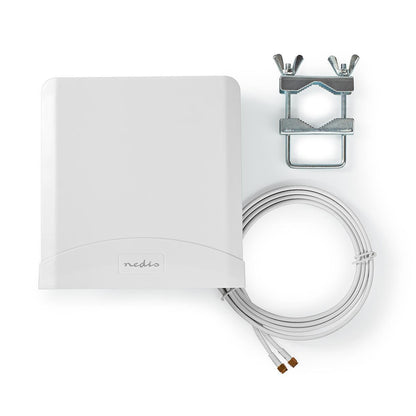 Nedis 5G / 4G / 3G Antenna | 5G | Indoor & Outdoor | 698-5000 MHz | Gain: 6 dB | 2.50 m | White