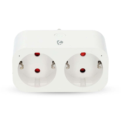 Nedis SmartLife Smart Plug | Wi-Fi | IP21 | Power meter | 3680 W | Type F (CEE 7/7) | 0 - 55 °C | Android™ / IOS | 2-Way | White | 1 pcs