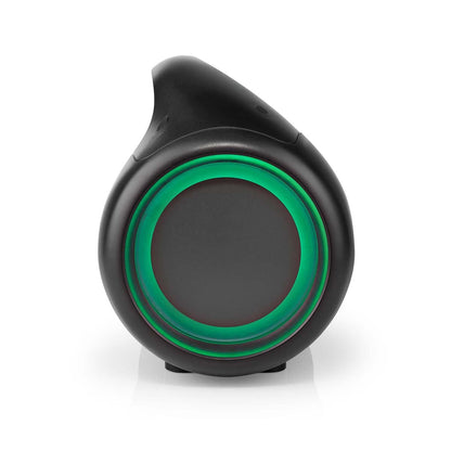 Nedis Bluetooth® Party Boombox | 9.5 hrs | 2.1 | 120 W | Media playback: AUX | IPX5 | Linkable | Carrying handle | Party lights | Black
