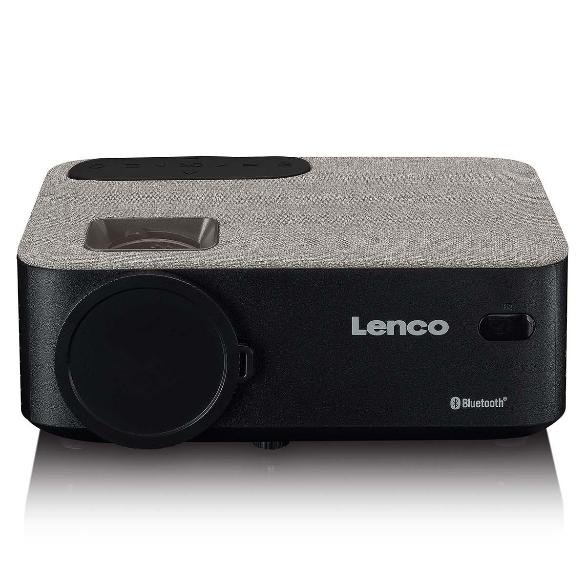 Lenco HD 720P LCD Projector with Bluetooth Grey
