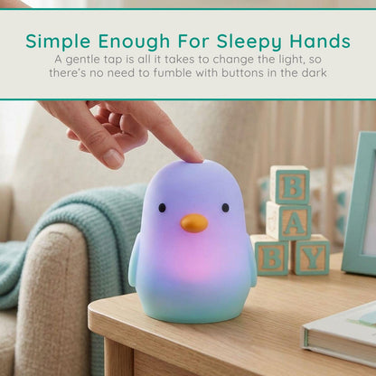 Alecto BC140BIRD | Rechargeable LED Chrildresn Night Light, Nird