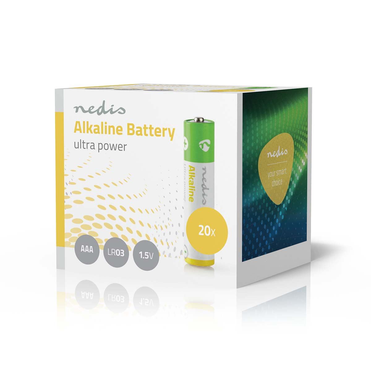 Nedis Alkaline Battery AAA | 1.5 V DC | 20-Pack