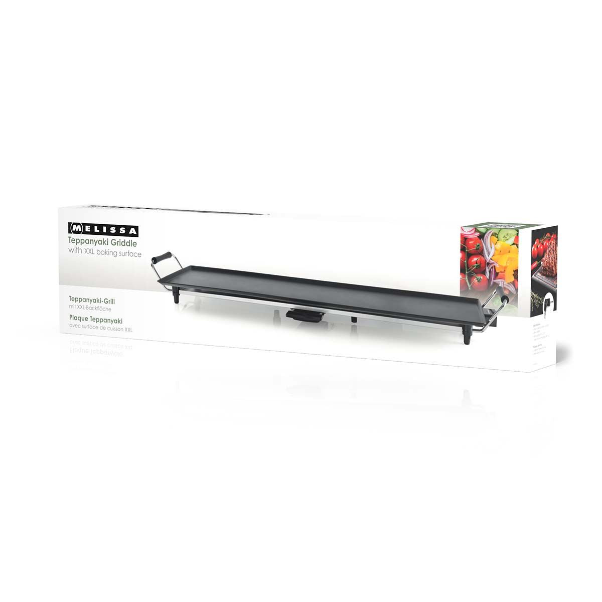 MELISSA Teppanyaki Large Table Grill | Baking surface ( L x W ): 90 x 23 cm | 5 Heat Settings