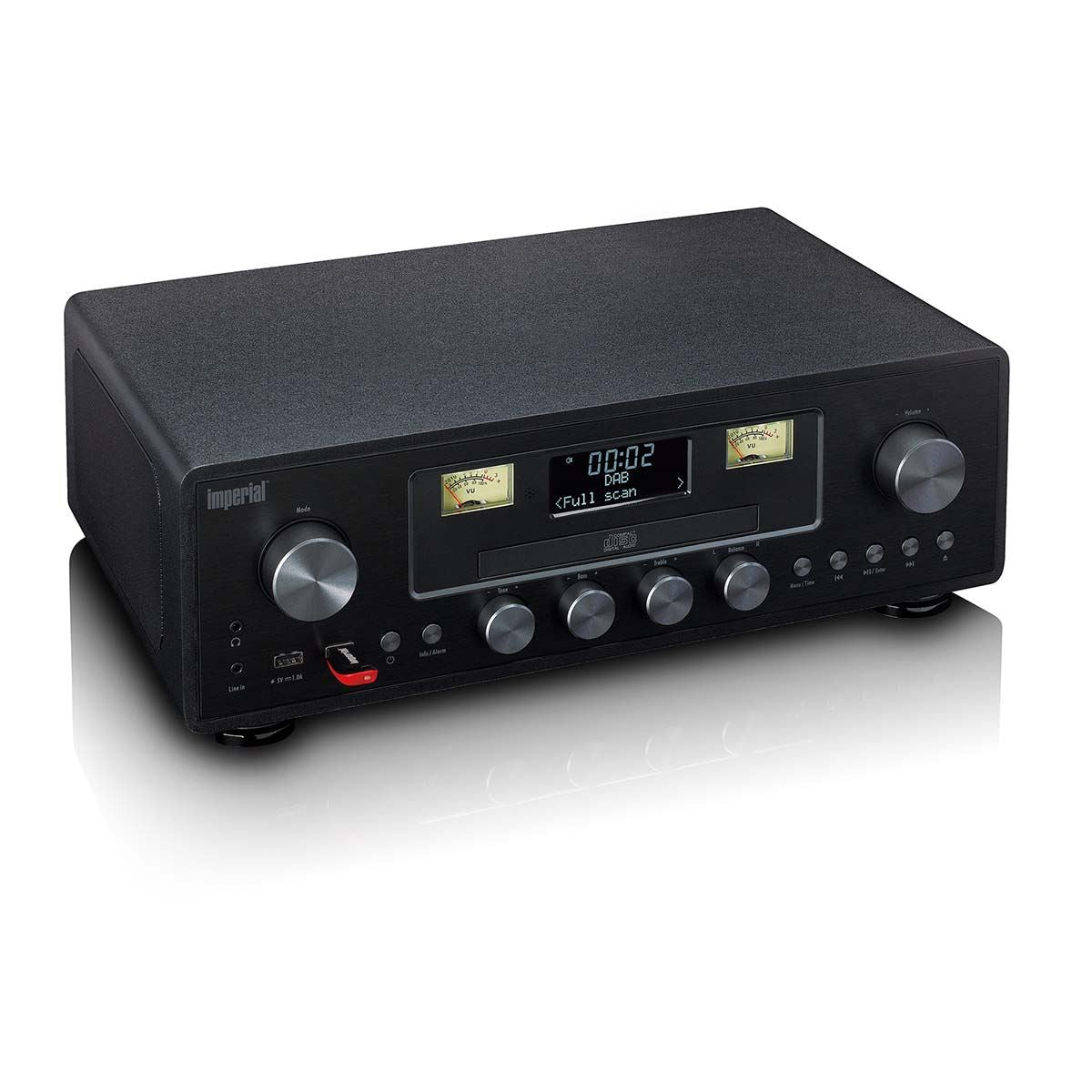 Imperial 280CDBK DAB+/FM Radio with CD Player, USB, Bluetooth and ASA function