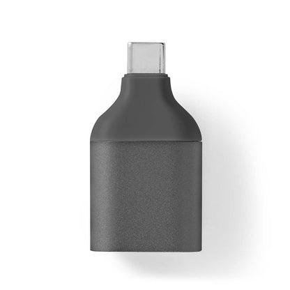 Nedis USB-C™ Adapter | USB 3.2 Gen 1 | USB-C™ Male | VGA Female | Full HD 1080p | Round | Nickel Plated | Black / Grey | Envelope