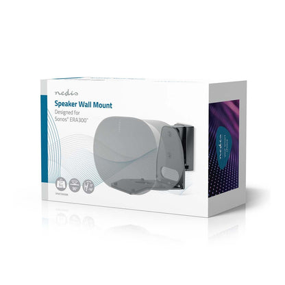 Nedis Speaker Mount | Compatible with: Sonos® Era300 | Wall | 5 kg | Swivel / Tilt | Tiltable | Rotatable | ABS / Metal | Black