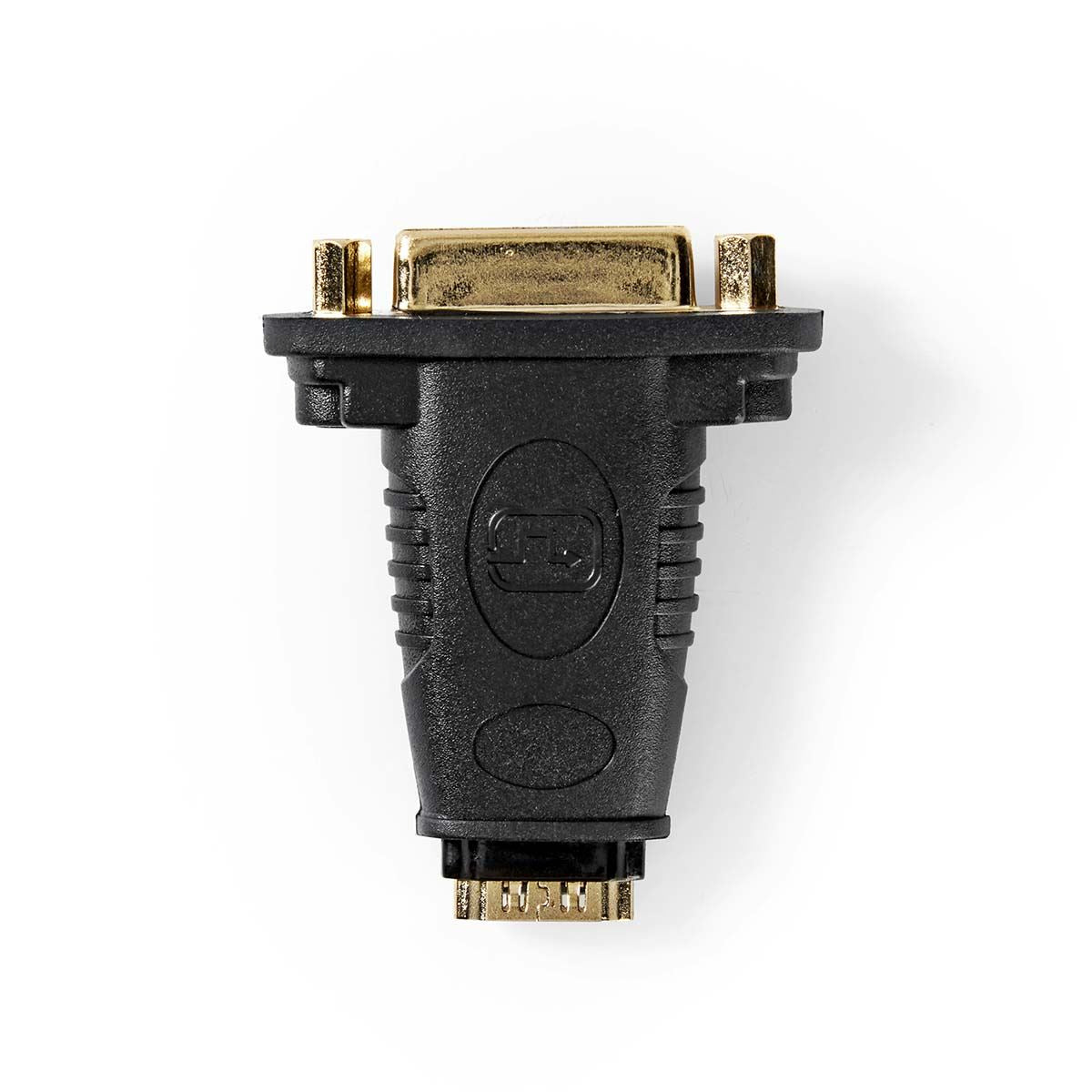 Nedis HDMI™ Adapter | HDMI™ Input | DVI-D 24+1-Pin Female | Nickel Plated | Straight | ABS | Black | 1 pcs | Box