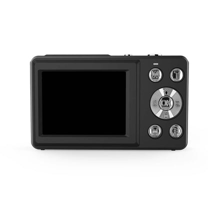 Nedis PCAM2530BK | Digital Photo Camera | Dual Screen | 48 MPixel | 4K@30fps | 5 MPixel CMOS | Black