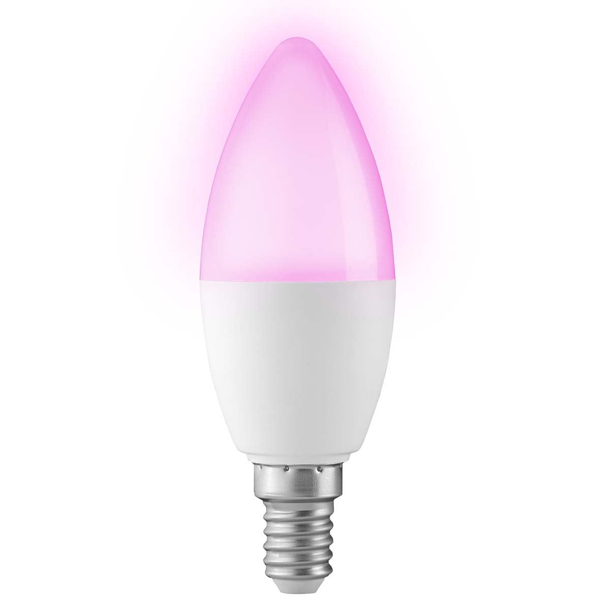Alecto E14 Smart LED Colour Candle Shape Lamp with Wi-Fi