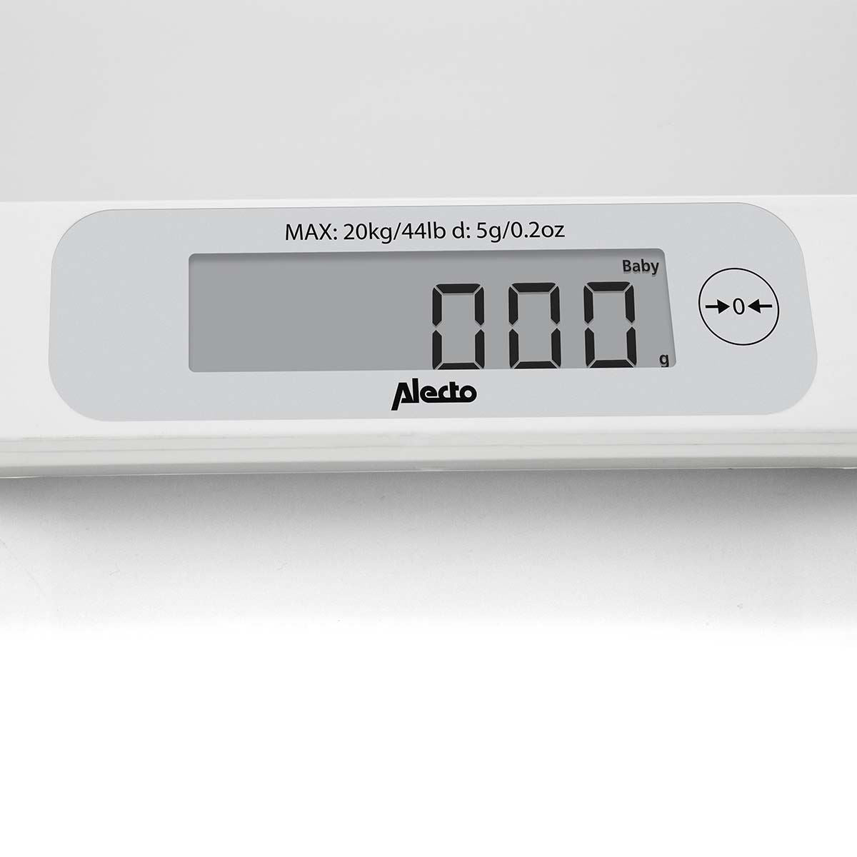 Alecto BC-30 | Digital Baby Weighing Scales, Personal Scale - Up to 20 kg with Carry Case
