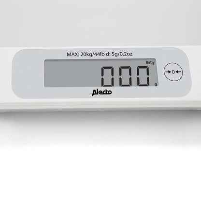 Alecto BC-30 | Digital Baby Weighing Scales, Personal Scale - Up to 20 kg with Carry Case