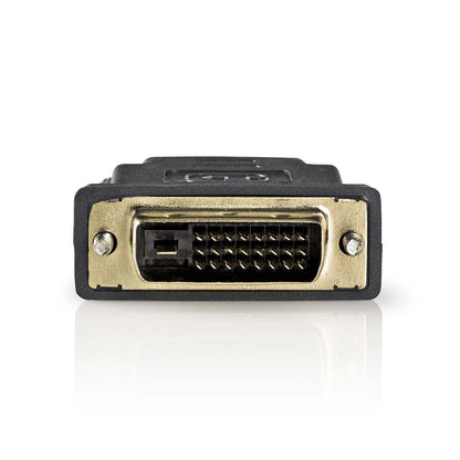Nedis HDMI™ Adapter | HDMI™ Output | DVI-D 24+1-Pin Male | Gold Plated | Straight | PVC | Anthracite | 1 pcs | Window Box