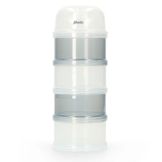 Baby Milk Powder Dispenser | 4 Layers 100ml Per Layer | Transparent / Grey