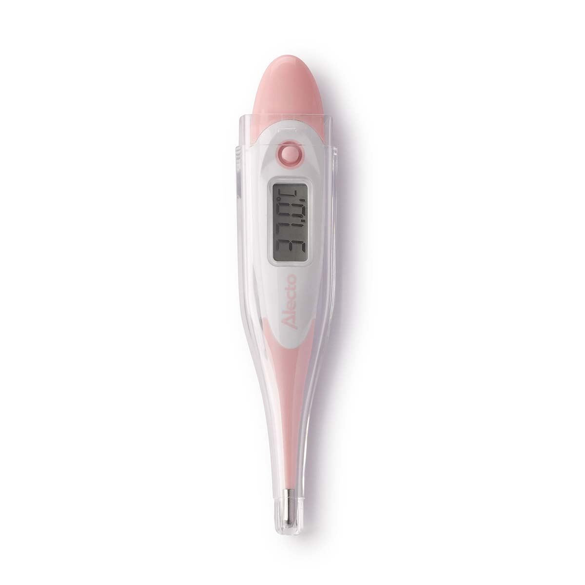Alecto LCD Digital Medical Adult/Kids/Baby Thermometer | Pink