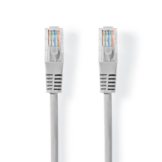 Nedis CCGT85000GY20 | CAT5e Cable | U/UTP | RJ45 Male | RJ45 Male | 2.00 m | Round | PVC | Grey | Tag