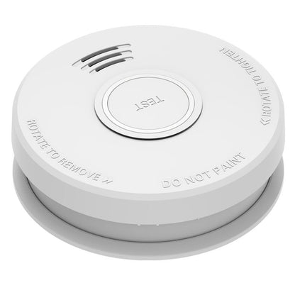 Alecto SD110 Smoke detector with Hush Button | >85 dB | Battery Powered | EN14604:2005/AC:2008 | White