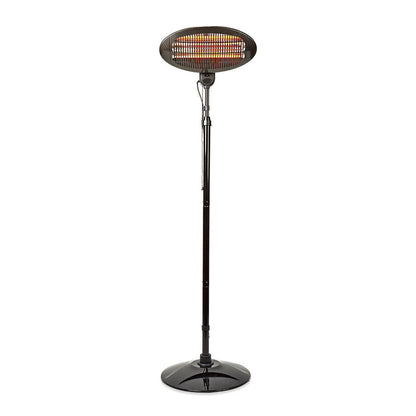 Nedis Patio Heater | 2000 W | 3 Heat Settings | Fall over protection | IP34 | Black