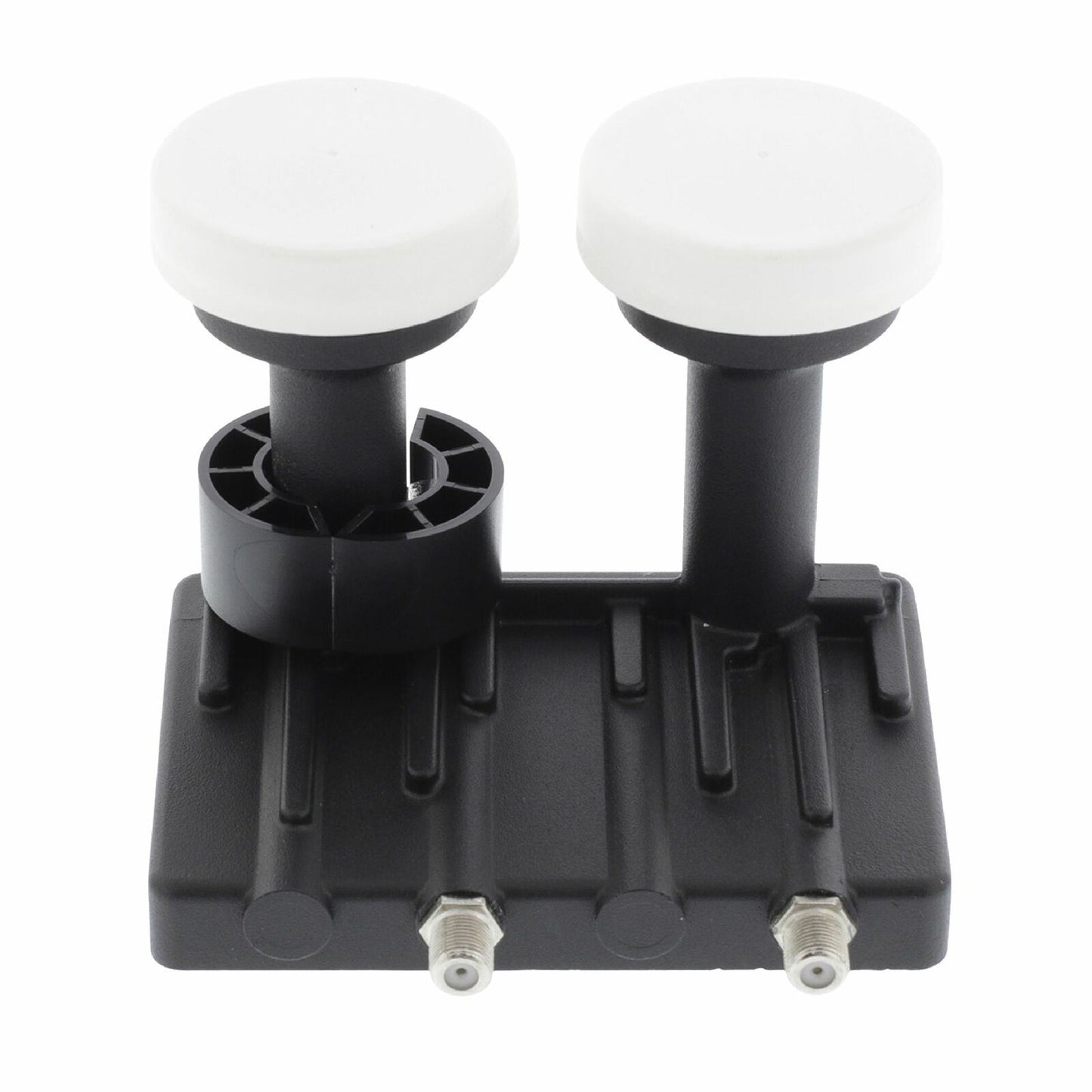 Nedis LNB | Twin Monoblock 6.0° | Output connection: 2x F-Connector | Noise figure range: 0.85 dB | Conversion gain: 52 - 67 dB | Black | Suitable for: Astra+ / Hotbird
