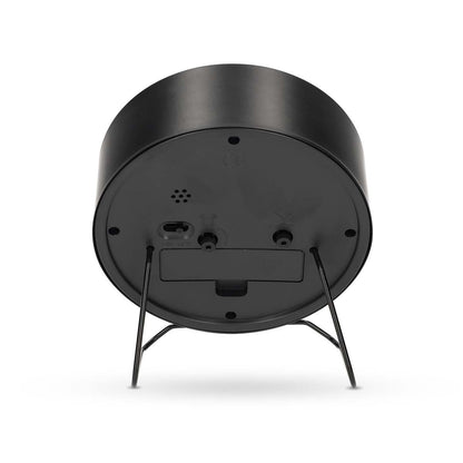 Nedis Analogue Desk Alarm Clock | Snooze function | Silent clockwork | Black