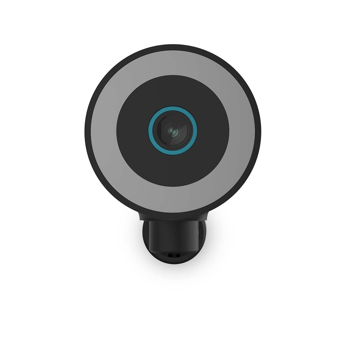 Nedis SmartLife Outdoor Camera | Wi-Fi | Spotlight | 4K / 3840x2160 | IP65 | Cloud Storage (optional) / microSD (not included) / Onvif | 5 V DC | With motion sensor | Night vision | Black